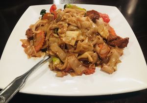 Drunken Noodle with Tofu! (Pad Kee Mao) at Sala Thai in Fremont