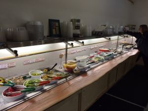 One of several buffets at The Green Door in Ottawa