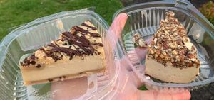 Vegan cheesecake! at The Green Door in Ottawa