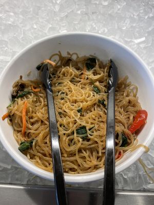 Cold noodle  at The Green Door in Ottawa