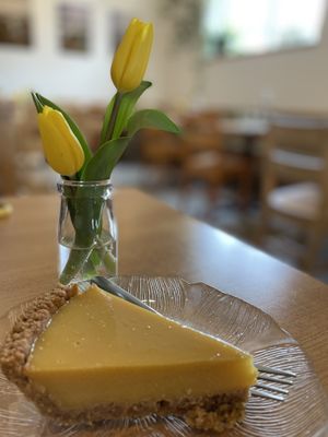 Lemon pie  at The Green Door in Ottawa