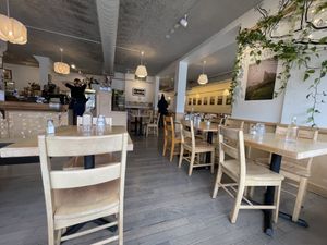 Seating goes all the way back  at The Green Door in Ottawa