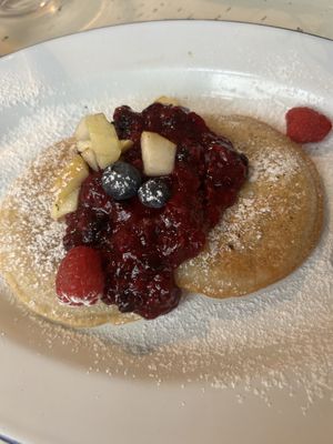 Fluffy berry pancakes!  at Liebling in Vienna