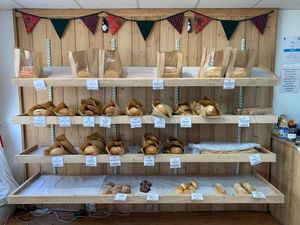 Selection of breads which were all vegan (on this day) at Casella & Polegato in Perth