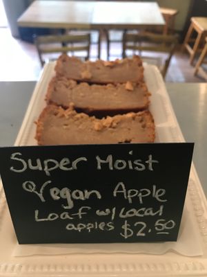Using locally sourced ingredients in their vegan baked goods  at The Blue Pig in Croton-on-hudson