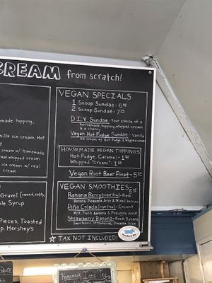 vegan options  at The Blue Pig in Croton-on-hudson