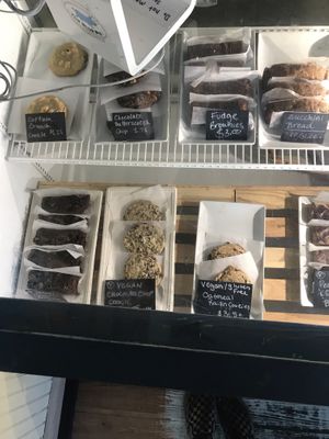 bakery vegan items!  at The Blue Pig in Croton-on-hudson