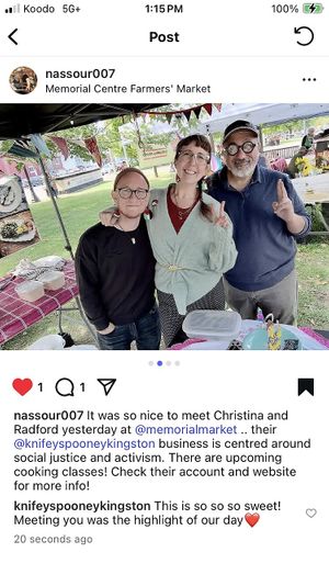   at Knifey Spooney in Kingston