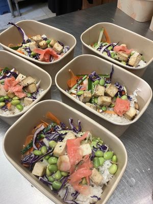 Sushi bowl cateringg  at Knifey Spooney in Kingston