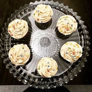 Wedding cupcakes. Pumpkin chocolate with cinnamon icing at Knifey Spooney in Kingston