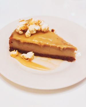Caramel cheezecake at Knifey Spooney in Kingston