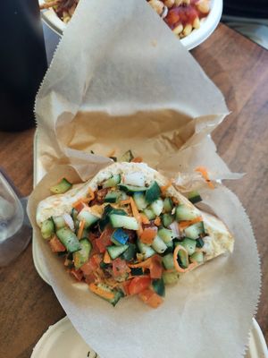 Cauliflower shwarma at POTs - Cloud Kitchen in Las Vegas