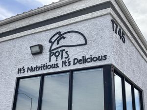 Signage  at POTs - Cloud Kitchen in Las Vegas