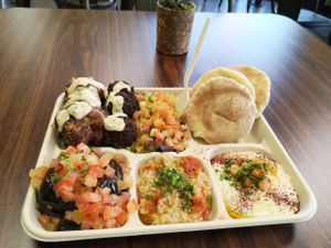 Mix of everything, delicious! at POTs - Cloud Kitchen in Las Vegas