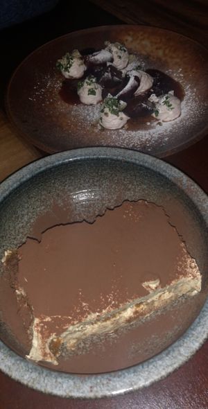 Tiramisu  at Stokey Veg Vegan in North London