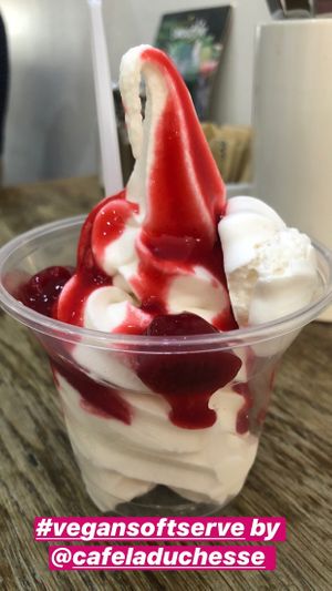 Vegan Soft Serve!  at La Duchesse in North London
