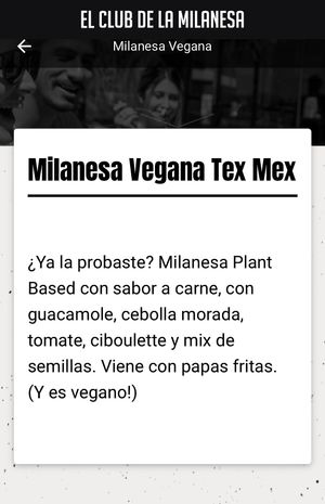   at El Club de la Milanesa in Buenos Aires