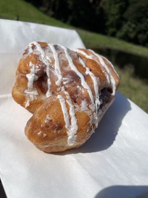 Blueberry fritter  at Grumpy Donuts in Camperdown