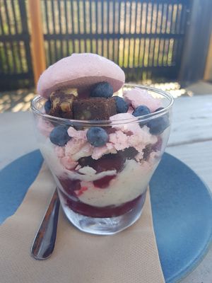 Vegan brownie smash at The Fermentist in Christchurch