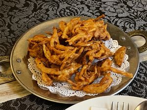 Veg pakora  at Nirvana in Seoul