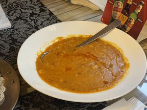 Dal tarka. It was our favorite   at Nirvana in Seoul