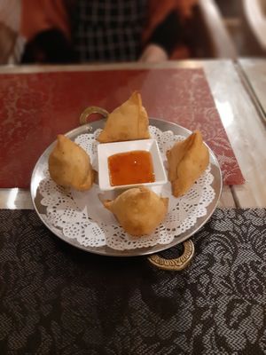 Samosas at Nirvana in Seoul