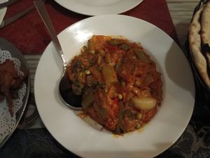 Veg korma at Nirvana in Seoul