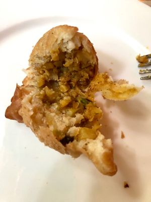 Samosa at Nirvana in Seoul