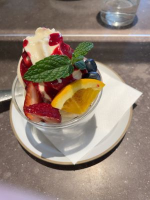 Vegan soft cream   at Cosme Kitchen Adaptation in Osaka