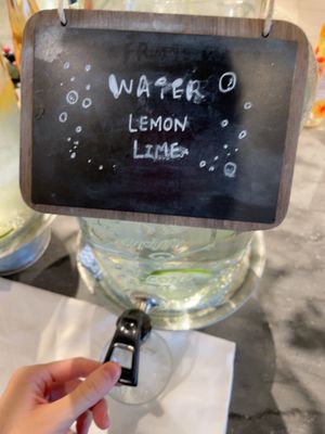 Water server  at Cosme Kitchen Adaptation in Osaka