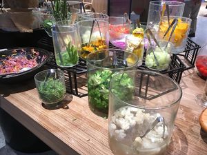 Salad bar.  at Cosme Kitchen Adaptation in Osaka