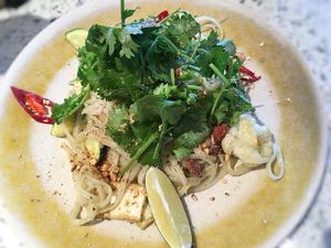 Pad Thai Noodles.  at Cosme Kitchen Adaptation in Osaka