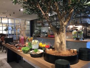 Salad bar at Cosme Kitchen Adaptation in Osaka