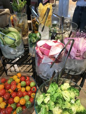 Salad buffet  at Cosme Kitchen Adaptation in Osaka