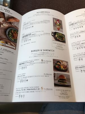 I had the falafel sandwich at Cosme Kitchen Adaptation in Osaka