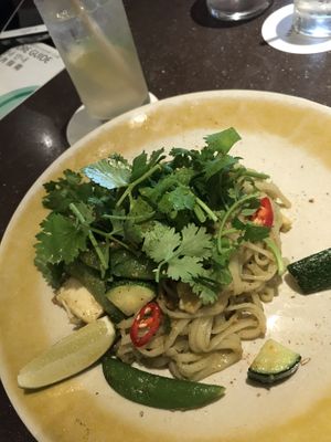 Vegan pad Thai  at Cosme Kitchen Adaptation in Osaka