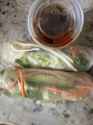 You know I can’t pass up a spring roll..  at Blue Taro in Rochester