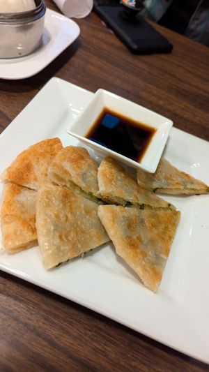 Scallion pancakes at Blue Taro in Rochester