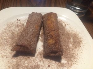 Banana dessert  at Blue Taro in Rochester