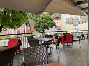 Outdoor patio  at Schörgi in Grein