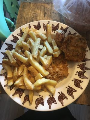   at Capplemans Fish and Chips in Scarborough