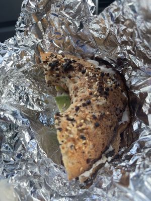 GFV Bagel  at Bagels Plus in Conway