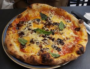 Parmegiana was good (not vegan) at Timilia in Palermo