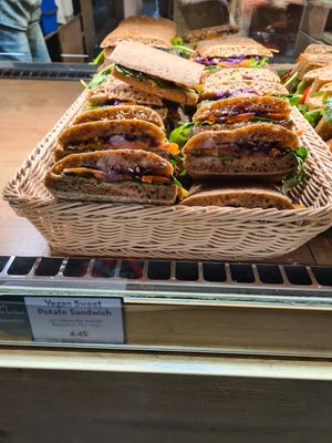 Sweet Potato Sandwich at Dean & David - Hauptbahnhof Express in Berlin