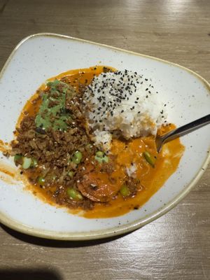 Vegan Yellow Curry  at Dean & David - Hauptbahnhof Express in Berlin