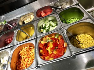 salads at Dean & David - Hauptbahnhof Express in Berlin