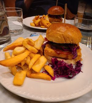 Crispy Tofu Bun. at Loulou Friendly Diner in Paris