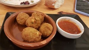 Falafel at Raices in Pamplona