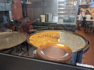 Socca in the making at Chez Pipo in Nice