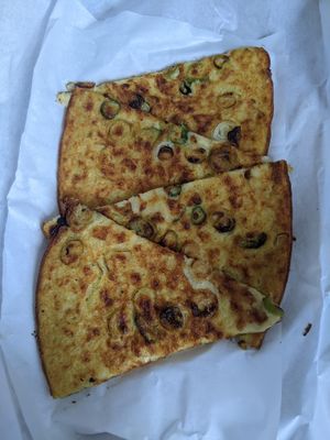 Socca cébettes (5,90€) - 4/5 at Chez Pipo in Nice